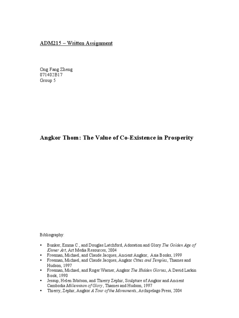 Academics: Writing Assignments