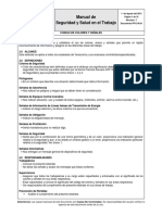 PP-E 49.01 Código de Colores y Señales