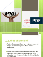 Medidas de Dispersión