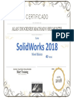 Certificado Alan - SolidWorks Básico