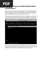 How To Dual-Boot Linux Mint Debian Edition and Windows 7