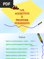 Gli Aggettivi e I Pronomi Possessivi - Pps