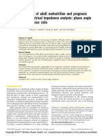 Assessment of Adult Malnutrition and Prognosis With Bioelectrical Impedance Analysis: Phase Angle and Impedance Ratio