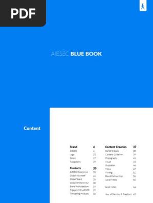 Aiesec Blue Book 2018 Pdf Pdf Brand Entrepreneurship