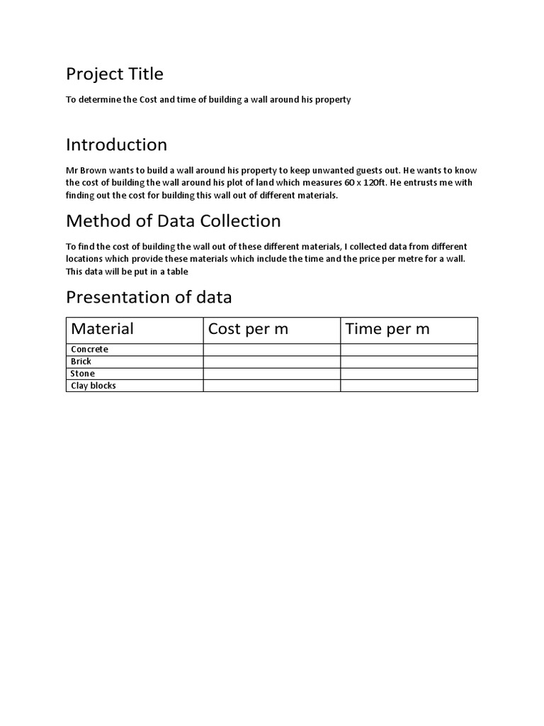 Maths SBA | PDF | Art