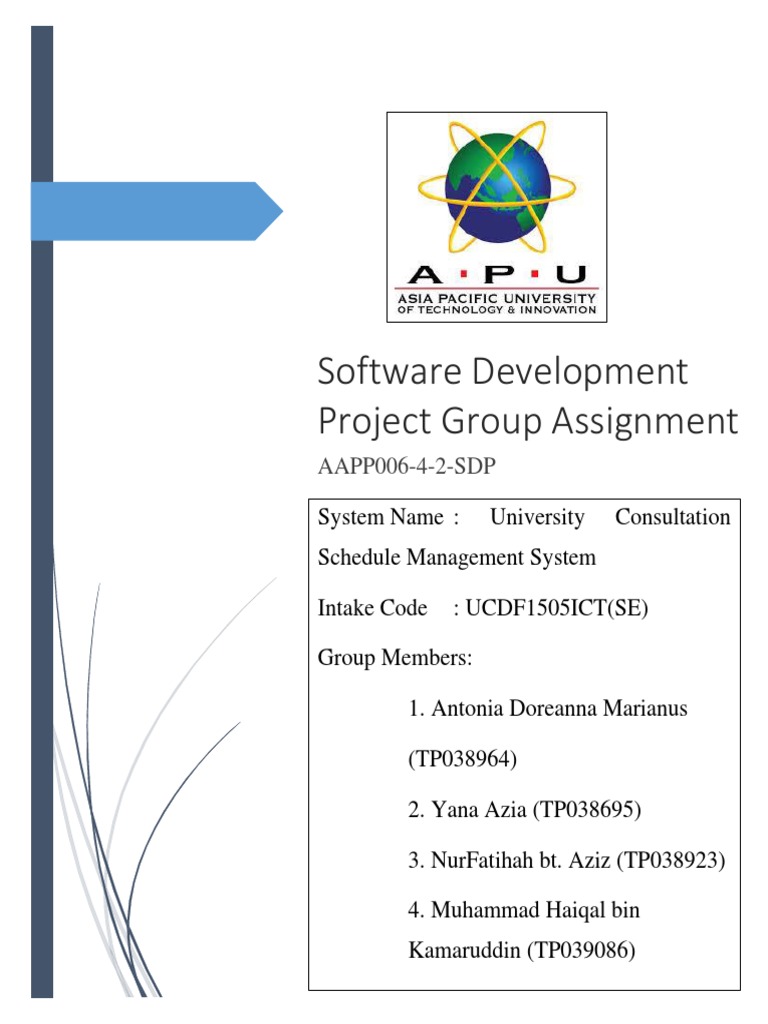 Software Development Project Group Assignment: AAPP006-4-2-SDP | PDF ...