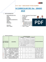 Planificacion Anual 5to Gr. 2019