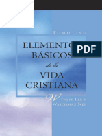 WatchMan Nee y Witness Lee - Elementos Básicos de La Vida Cristiana PDF