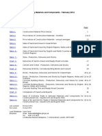 Data Construction Building Materials Tables February 2014