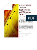 Visual C# .Net - Windows Form Application