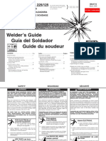 Welder's Guide Guía Del Soldador Guide Du Soudeur: AC-225-S & AC/DC 225/125