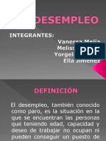 El Desempleo