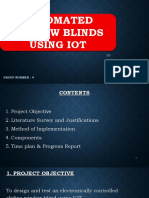 Automated Window Blinds Using Iot: Group Number: 4