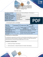 Guía de actividades y rubrica de evaluacion - Fase 6 - Evaluación y Operación de la Red Telemática.docx