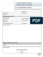 CPDD-RES-04 Rev 01 Completion Report Form
