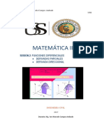 Modulo Derivadas Parciales y Direccionales USS MATEMATICA II