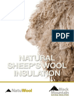 Natural Sheep'S Wool Insulation