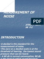 Measurement of Noise: Athul P Nath S8 P.E