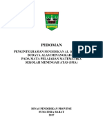 Pedoman Integrasi Matematika Sma PDF