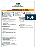 Utico FZC Work Instruction Manual Drilling Machine