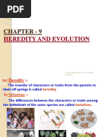 Chapter - 9: Heredity and Evolution