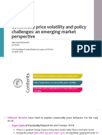 Commodity Price Volatility and Policy Challenges: An Emerging Market Perspective