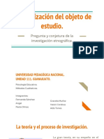 Categorización Del Objeto de Estudio.