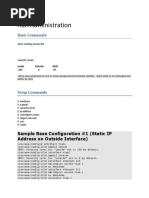 ASA Administration: Basic Commands