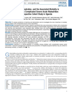 Diarrhea, Dehydration, and The Associated Mortality in Children With Complicated Severe Acute Malnutrition: A Prospective Cohort Study in Uganda