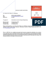 Impact response of additively manufactured metallic hybrid lattice materials.pdf