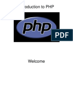 Introduction To PHP