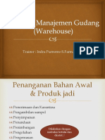 Indra Purnomo - Training Manajemen Warehouse (Gudang)