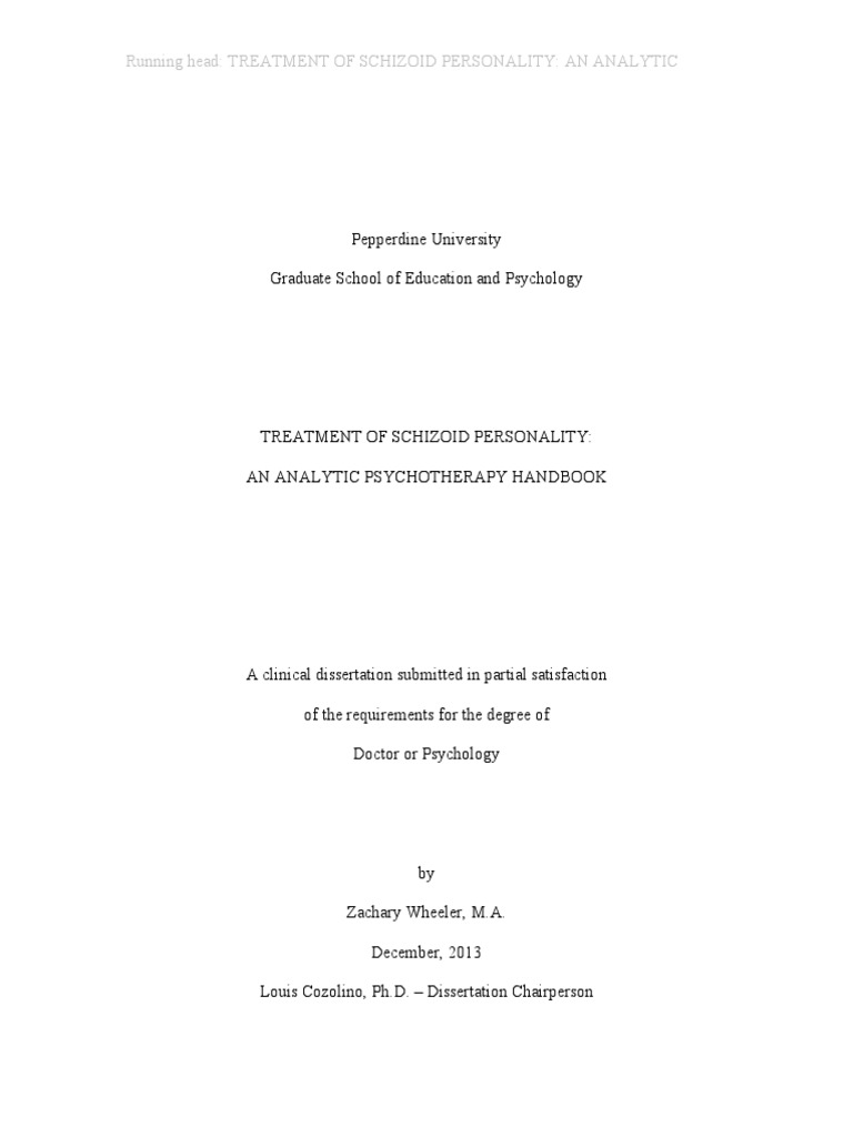 Schizoid PDF | PDF | Personality Disorder | Psychotherapy