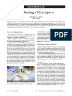 Calibrating A Micropipette: Metrology 101