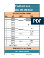 MCP Hindi Planner 2019-20