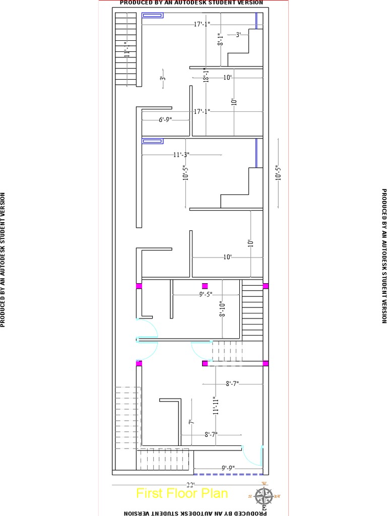 First Floor Architectural Plan | PDF