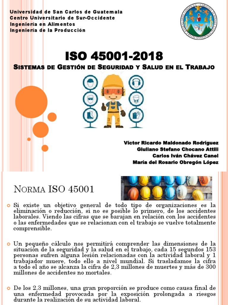 Iso 45001-2018 | PDF | Planificación | Liderazgo