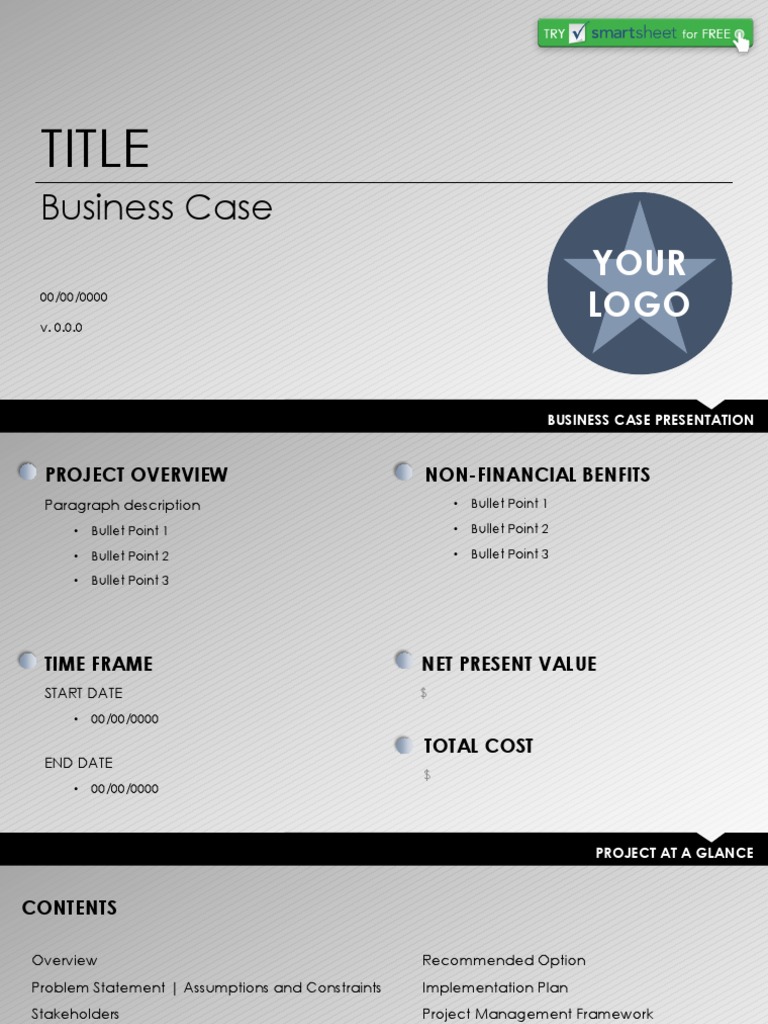 BUSINESS CASE Presentation PDF | PDF | Risk | Risk Management