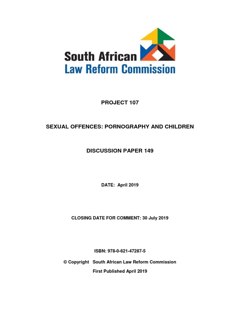 SALRC Report | Child Pornography | Internet Protocol Suite