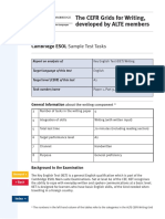 CEFR Grids For Writing - Cambridge PDF