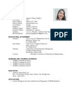 Curriculum Vitae Personal Profile