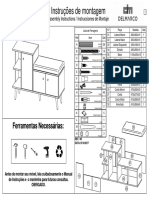 Instruções de Montagem - Multifuncional Nubo