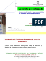 Id 2 Diseno A Flexion y Esfuerzos en Preesforzado 13 Abr 2019 PDF