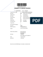 Government of Andhra Pradesh: Challan Reference Form