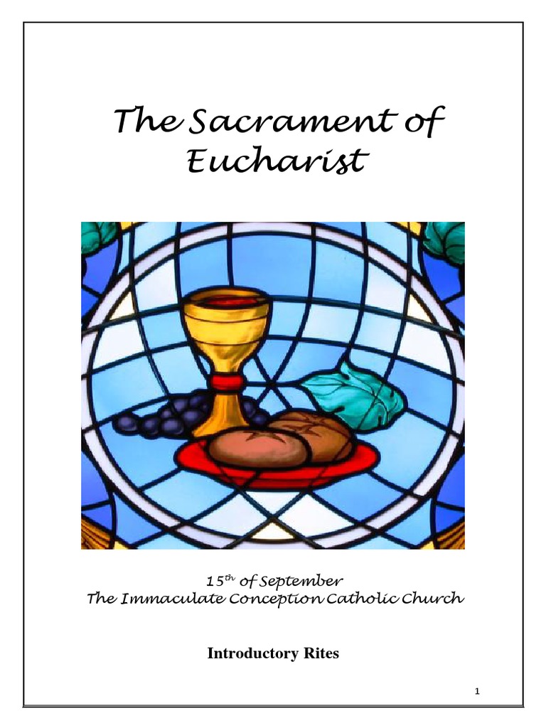 First Holy Communion Ceremony Guide Pdf Eucharist Mass Liturgy
