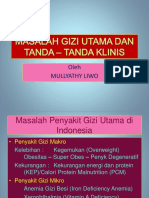 Masalah Gizi Dan Tamda 2 Klinis