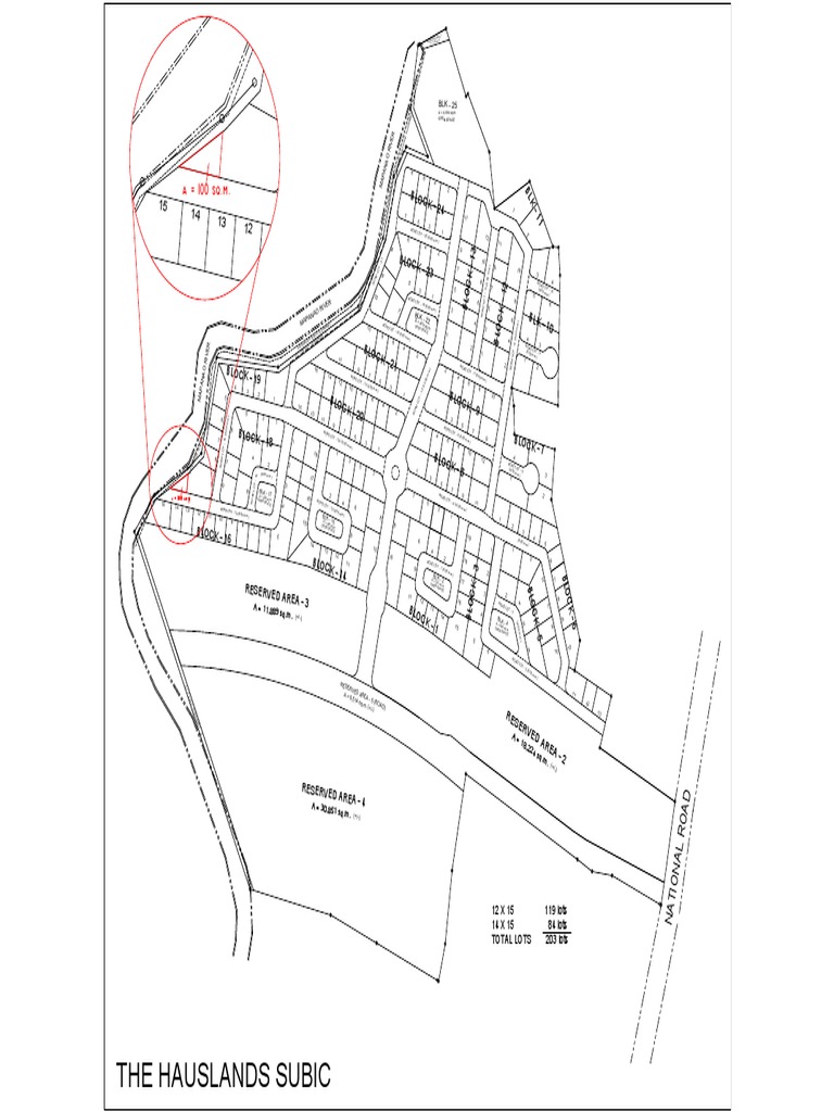 Land Plot and Road Layout Details | PDF