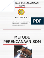 Kel.8 Metode Perencanaan SDM