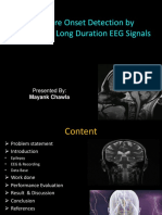 Seizure Onset Detection by Analyzing Long Duration EEG Signals
