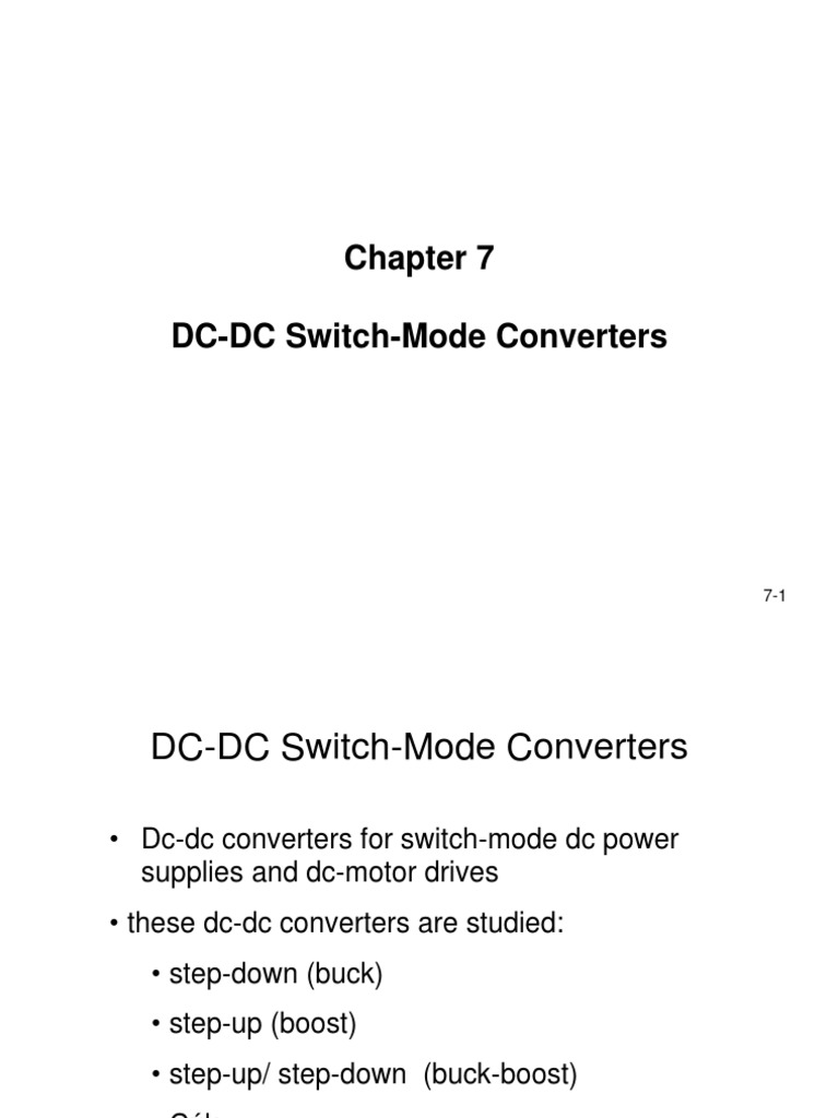 Buck Converter PPT Version 1 PDF Power Electronics Electric Power